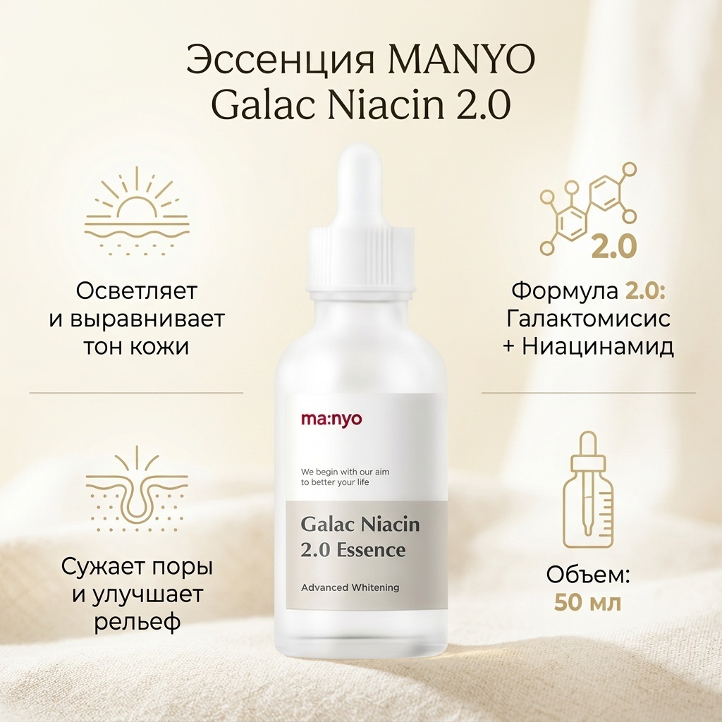 MANYO эссенция Galac Niacin 2.0 Essence (50ml) 50 мл