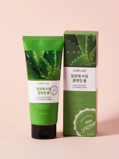 Lebelage Aloe Soothing Cleansing Foam пенка 180 г