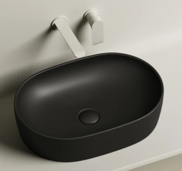 Раковина Ceramicanova CN6047MB накладная овальная 60х41.50 см, санфарфор