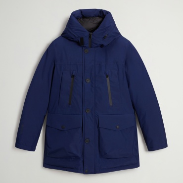 Парка WOOLRICH синий
