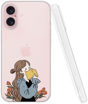 Чехол Mcover для Apple iPhone 16 рисунок