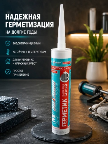 Герметик 30445154_418667932, цвет белый 300 мл