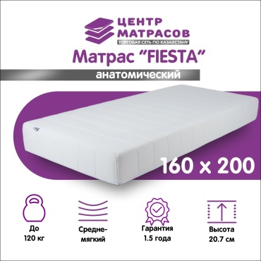 Матрас Центр Матрасов Fiesta, 160x200x20.7 см