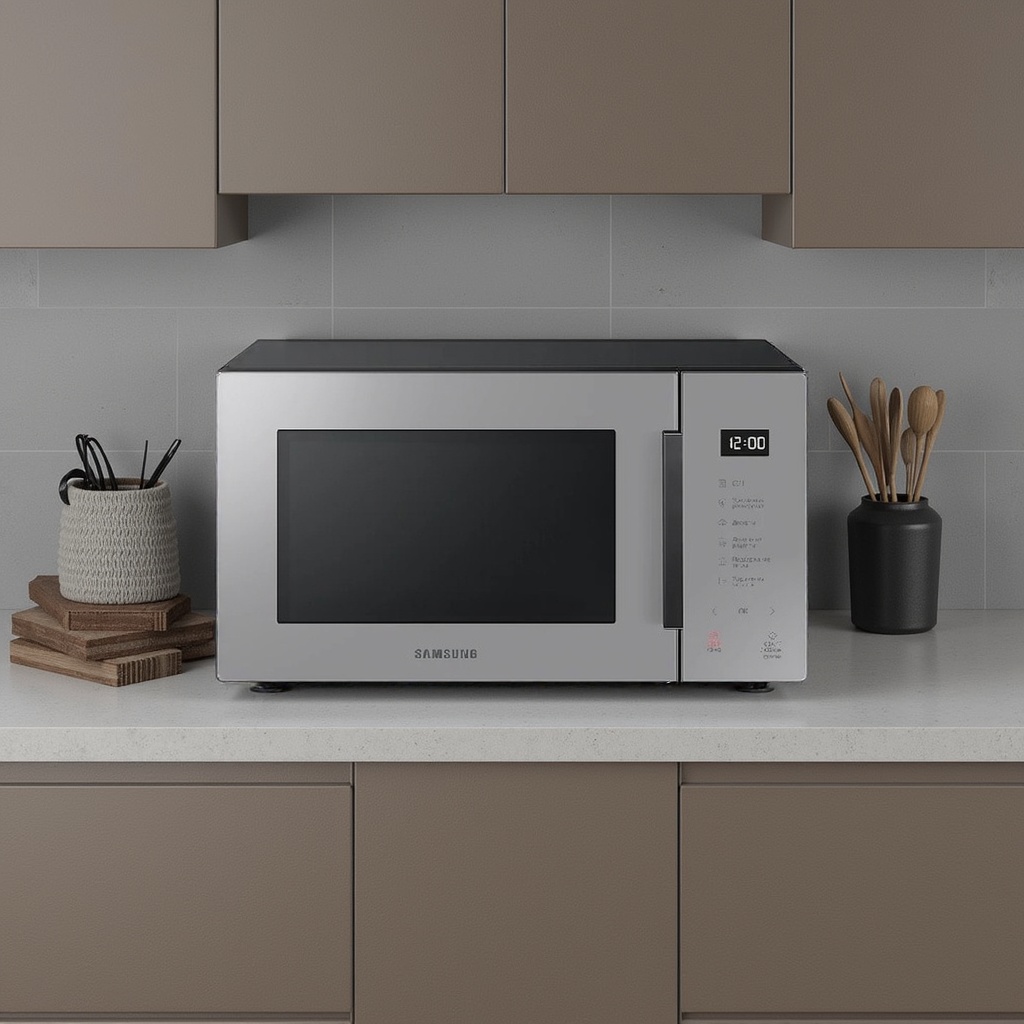 Микроволновая печь Samsung MS23T5018AG/BW серебристый