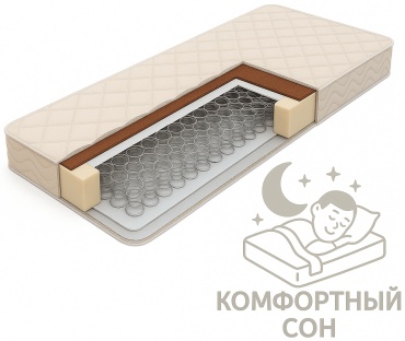 Матрас Комфортный сон Матрас Comfort Eco Balance, 160x200x18 см