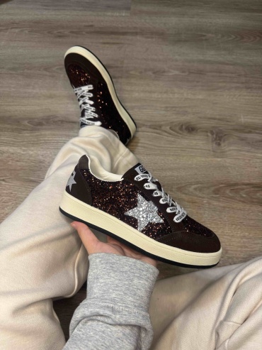 Кеды Golden Goose темно-коричневый