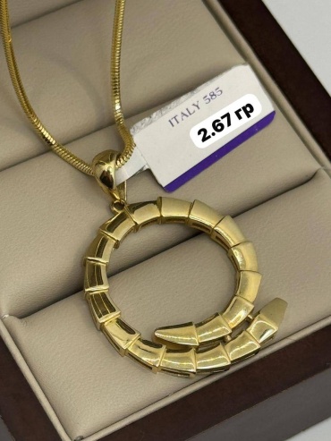 Подвеска BAQ BRAND 48856321 вес 2.67 г золото, без вставок