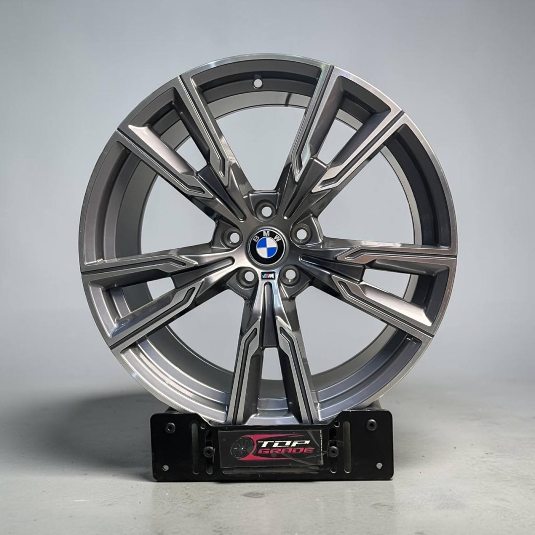 Top Grade BMW AXM 1014 8.5/9.5x20/5x112 D66.6 ET40 4 диска графит, серебристый