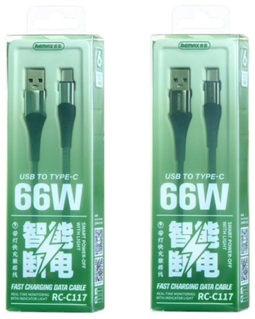 Кабель Remax USB 3.0 (F), USB TypeC (M), 1 м, синий