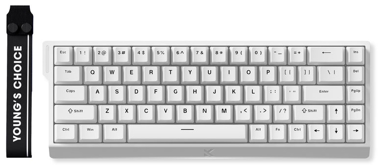 Клавиатура MCHOSE Ace 68 белый