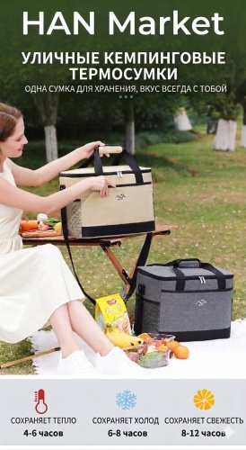 Термосумка Lunchbag HAN 26 л синий