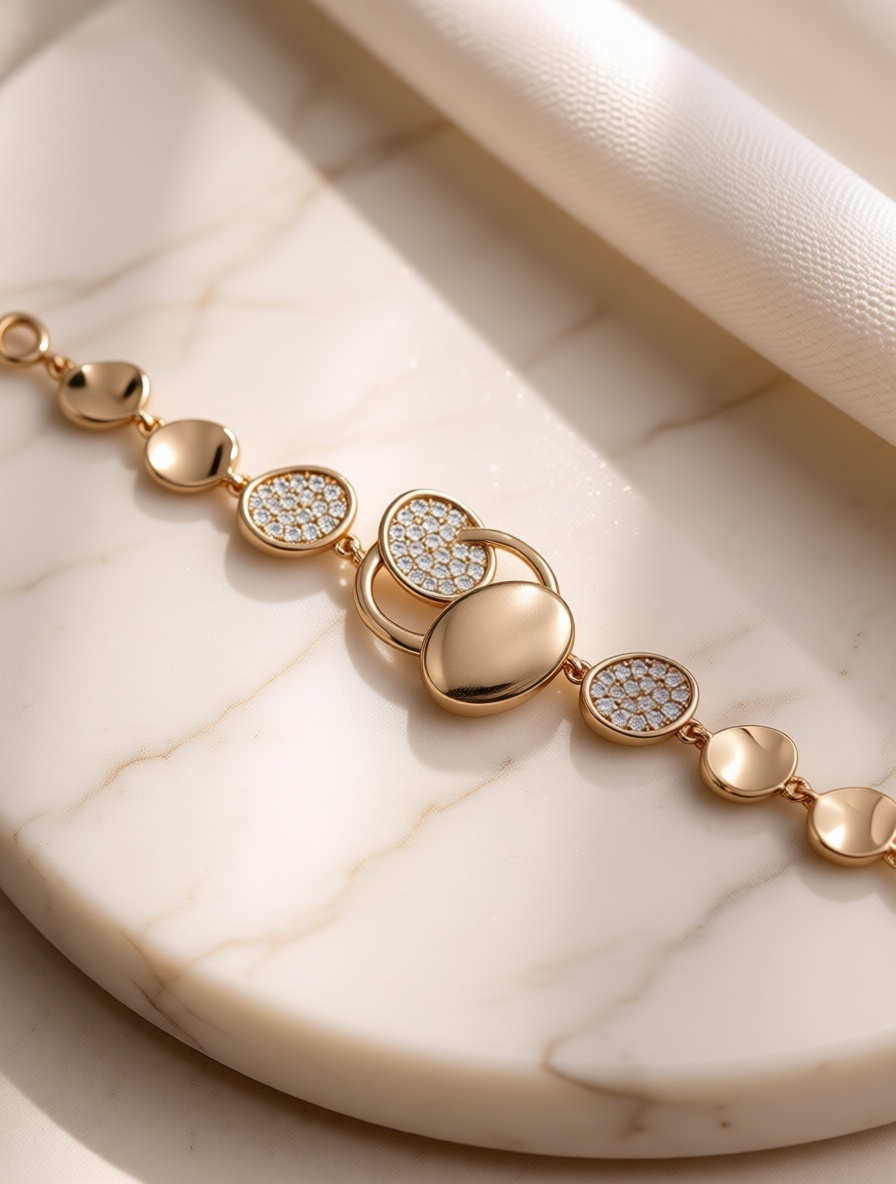 Xuping Jewelry длина 16 см медицинская сталь, фианит