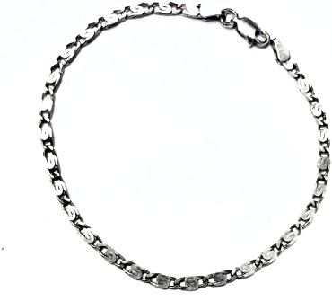 HandMade 906 длина 18 см, вес 4 г серебро, плетение улитка