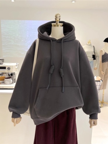 Худи IU BRAND серый, графит