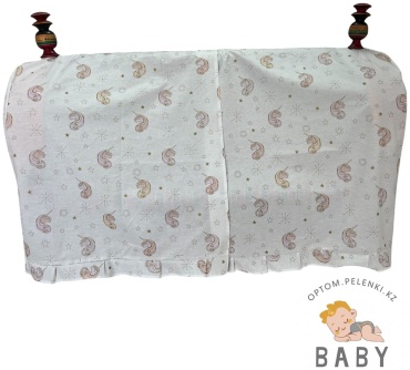 Простыня Baby 6111, хлопок, белый, мультиколор