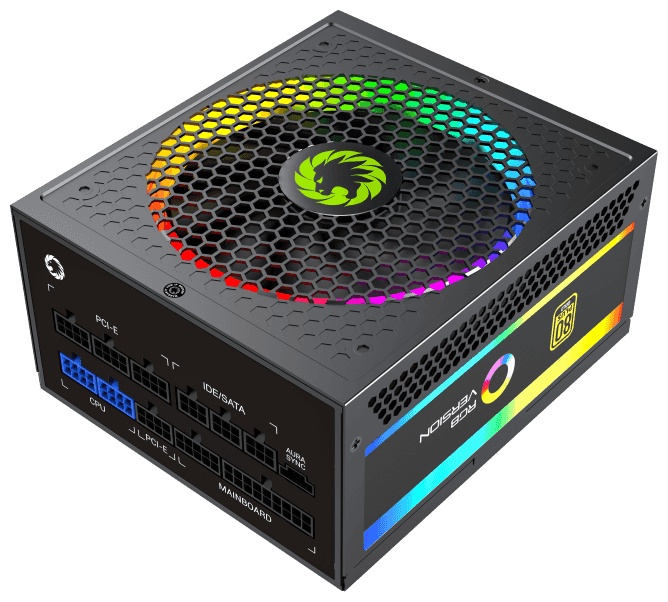 Блок питания Game Max RGB1050 PRO Black Gold 213610500002 1050 Вт