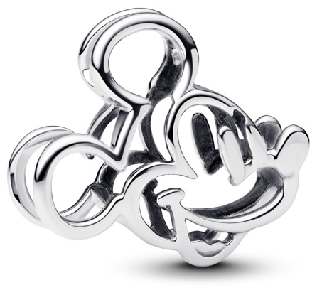 Шарм PANDORA «Ажурный Микки Маус» Disney 793907C00 вес 1.05 г серебро, без вставок