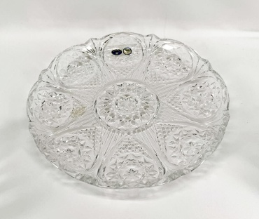Блюдо CRYSTAL BOHEMIA 28х28 см, стекло, 1 шт