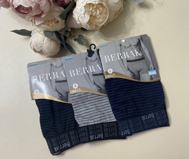 Боксеры Berrak черный, серый