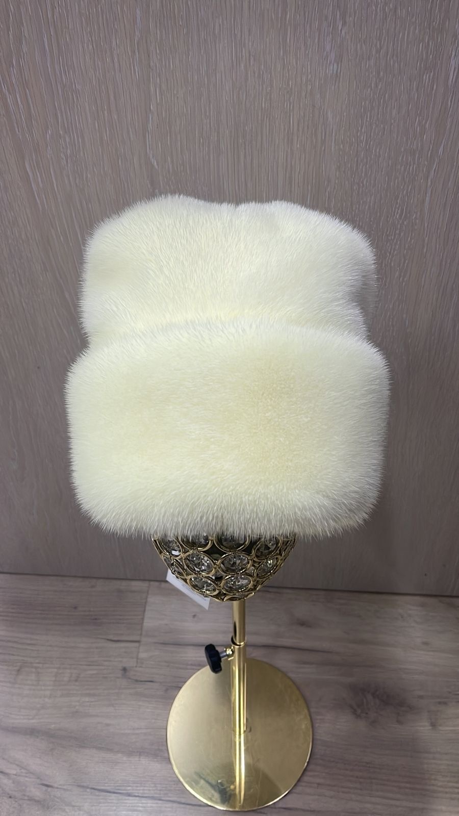 Шапка SemiFur размер 56, 57, 58, 59, желтый
