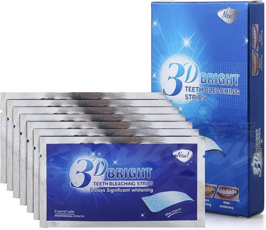 3 отбеливающие полоски 7 шт