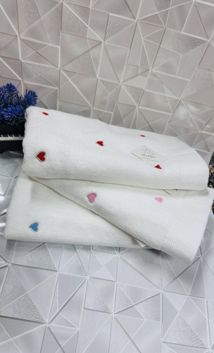 Полотенце 90x50 см, хлопок, 2 шт,