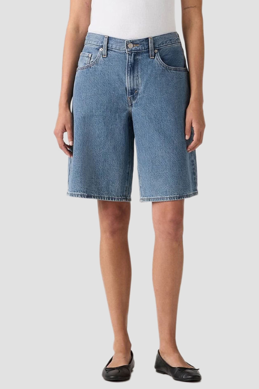 Джинсовые шорты Levis синий