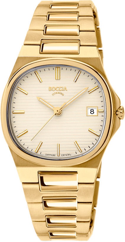 Кварцевые Boccia Titanium 3348-041Tick титан