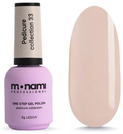 Monami гель-лак Pedicure Collection 33 камуфлирующее, глянцевое 9 мл