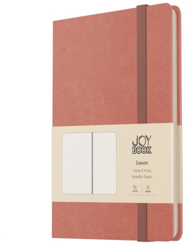 Блокнот Joy Book Малиновый латте, A5, 96 л, красный