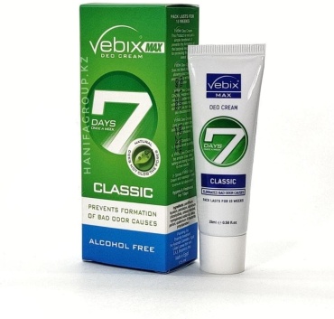 Vebix 7 Days Classic Unisex Дезодорант 25ml дезодорант унисекс 25 мл