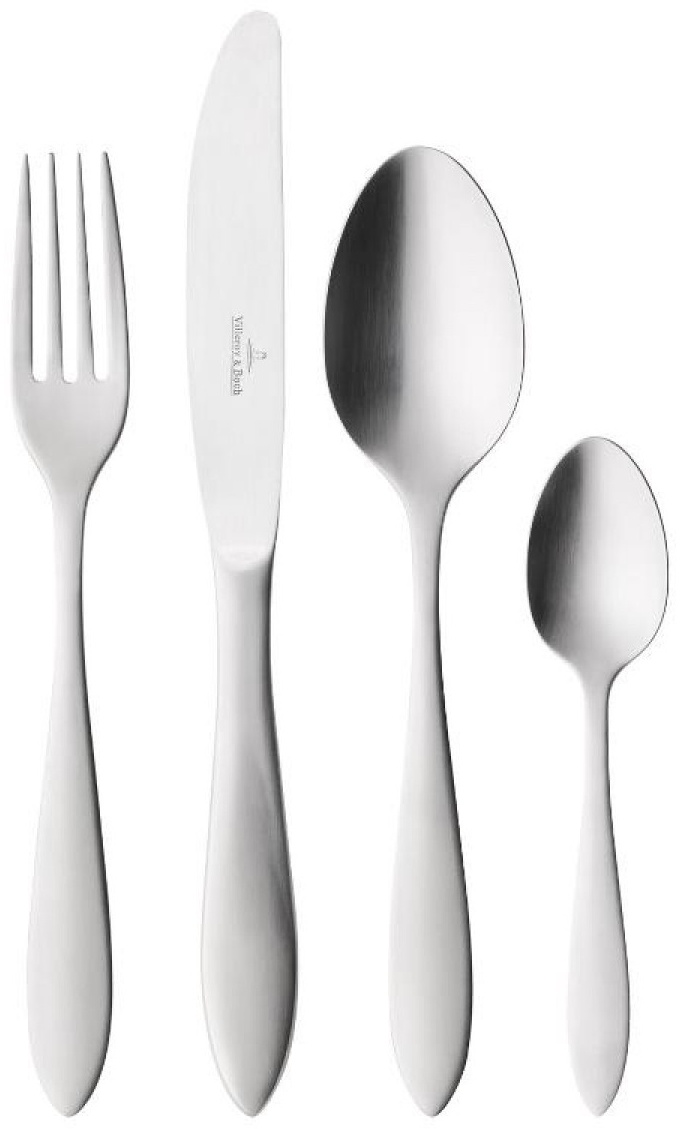 Набор столовых приборов Villeroy&Boch 24 шт, серебристый Arthur Brushed