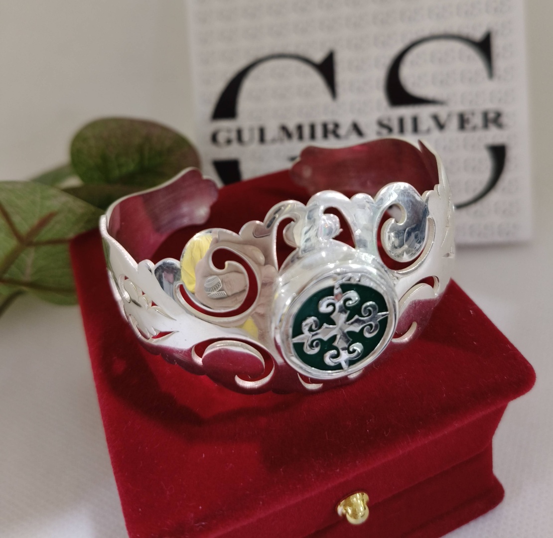 Gulmira Silver GSilver Білезік Покрытие серебро длина 19 см, вес 25.12 г серебро, плетение обод