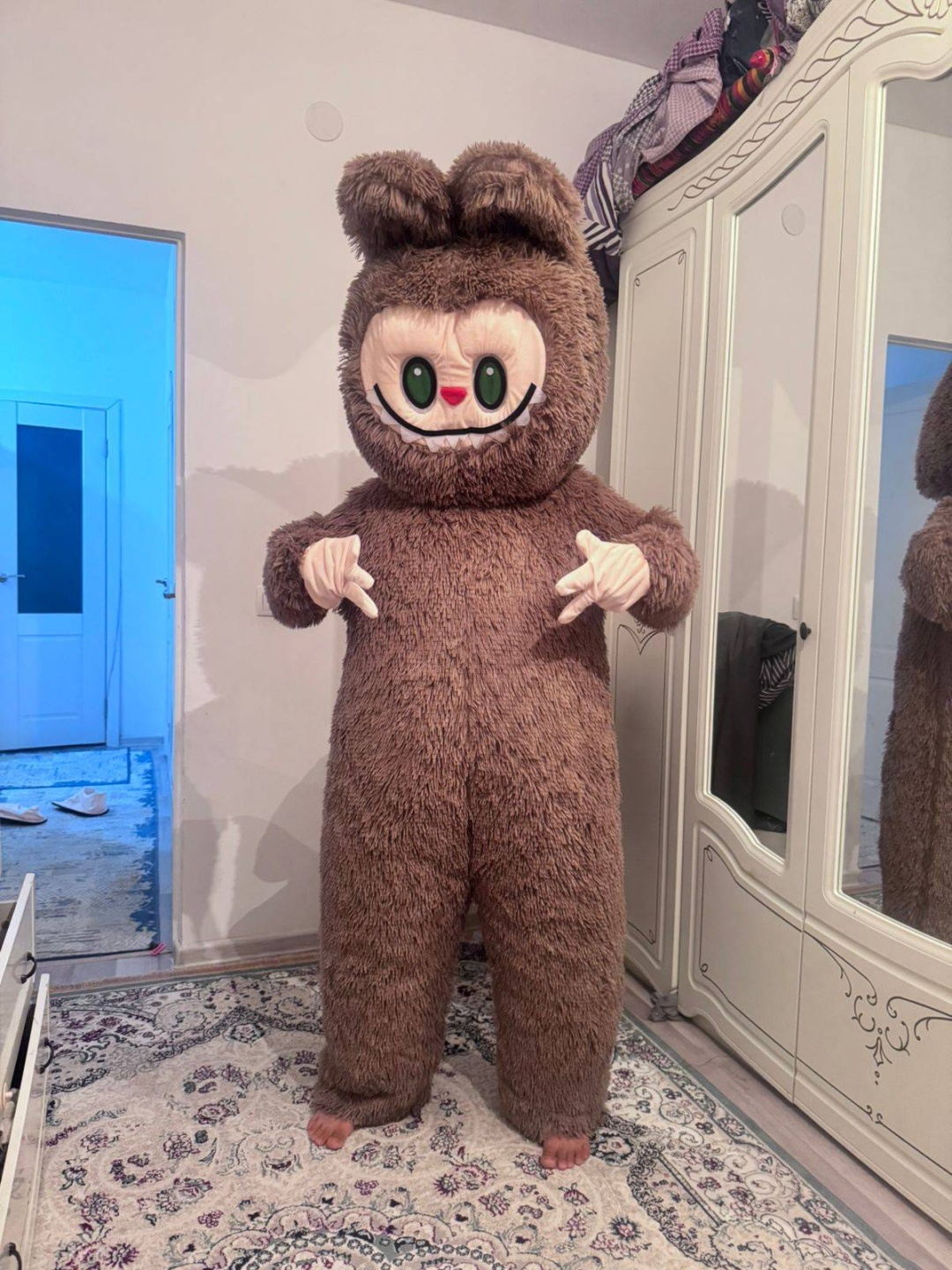 Карнавальный костюм Костюм Лабубу коричневый