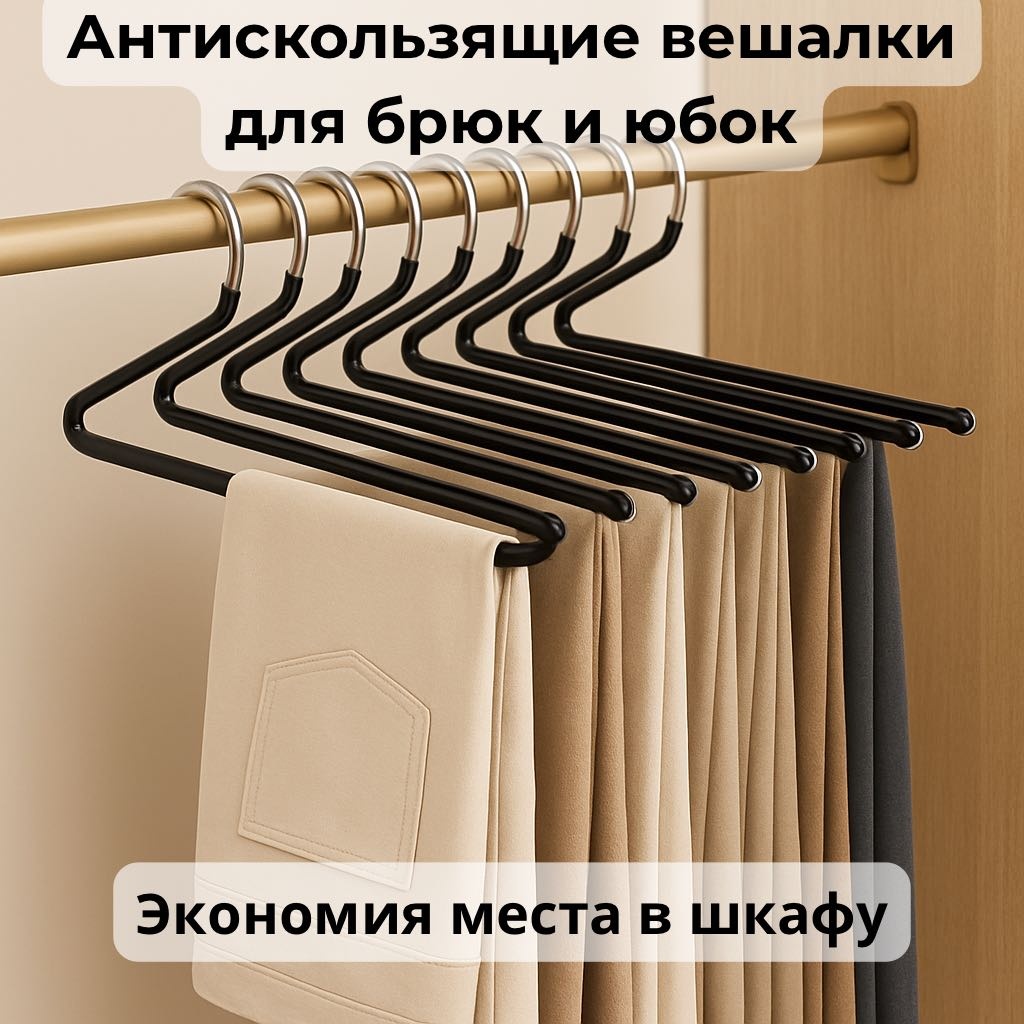 Вешалка 30351976_черная Z черный 1 шт