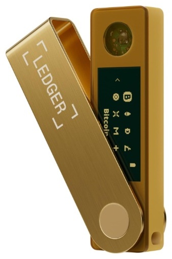 Аппаратный кошелек Ledger Nano X желтый