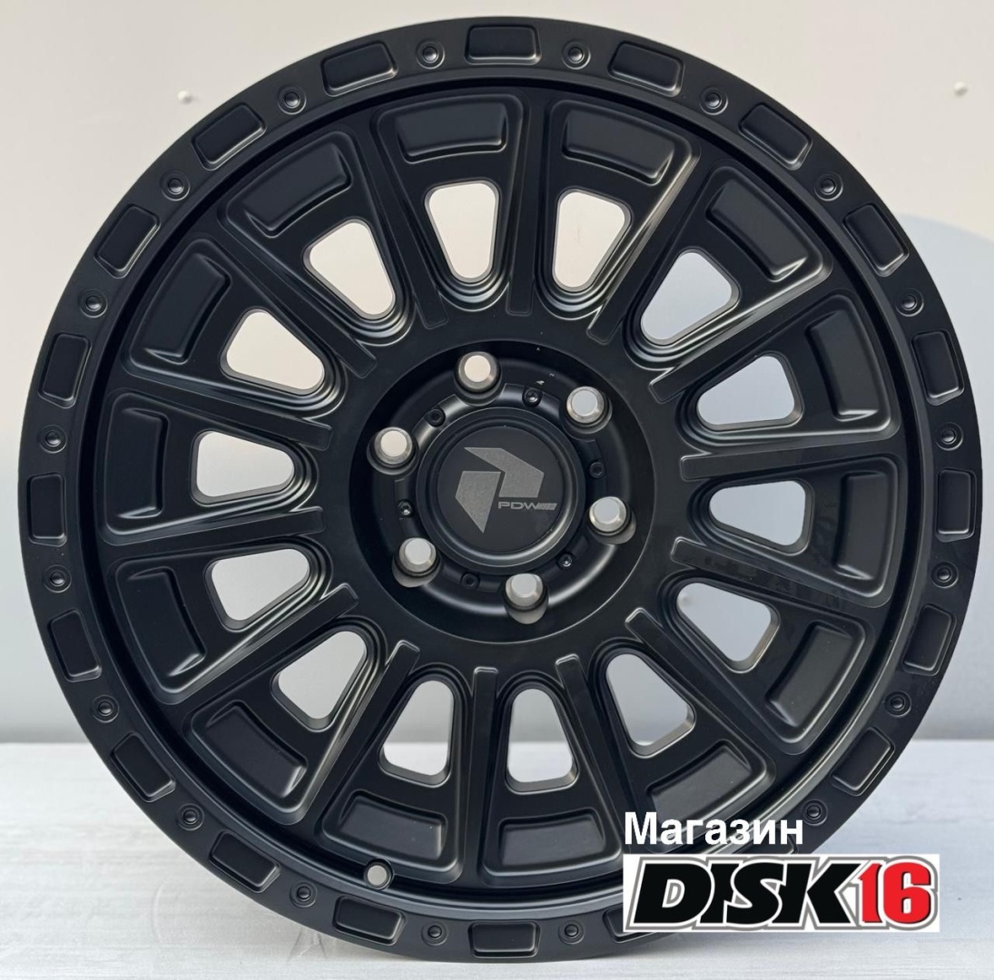 PDW 5638 9x20/6x139.7 D100.1 ET20 4 диска черный матовый