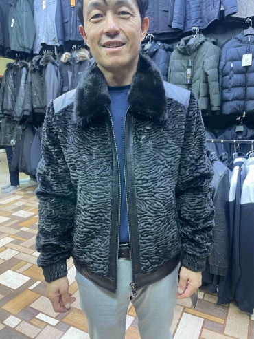 Шуба черный