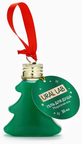 Ural Lab Гель для душа в форме ёлки, 30 мл, аромат морозная ель гель 30 мл