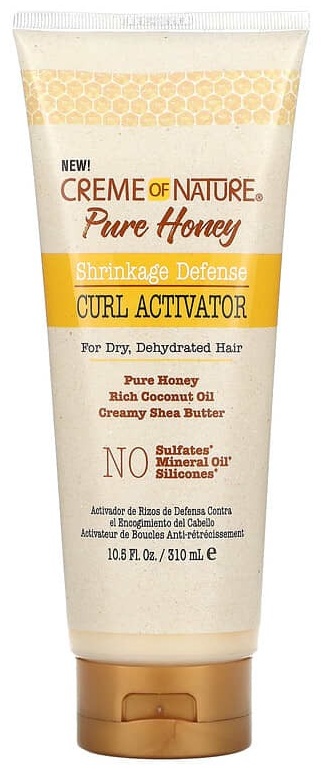 Creme Of Nature Pure Honey, Shrinkage Defense, Curl Activator, 10.15 fl oz (310 ml) крем слабая фиксация 310 мл