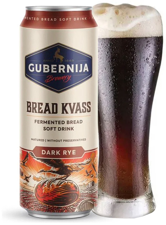 Gubernija квас хлебный 0.5 л