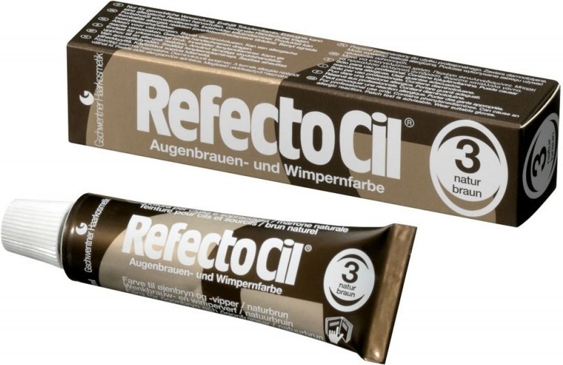 Refectocil Eyelash and Eyebrow Tint краска 3 Natur Braun 15 мл