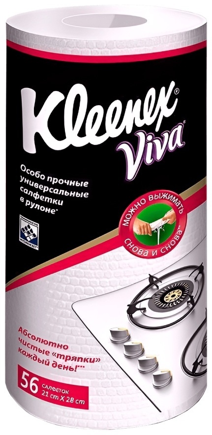 Салфетки Kleenex Viva 56 шт