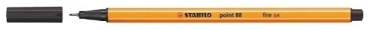 Ручка капиллярная STABILO Рoint 88 452488 1 шт, 0.4 мм, цвет чернил черный