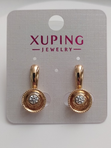 Серьги Xuping Jewelry медицинская сталь, искусственный камень