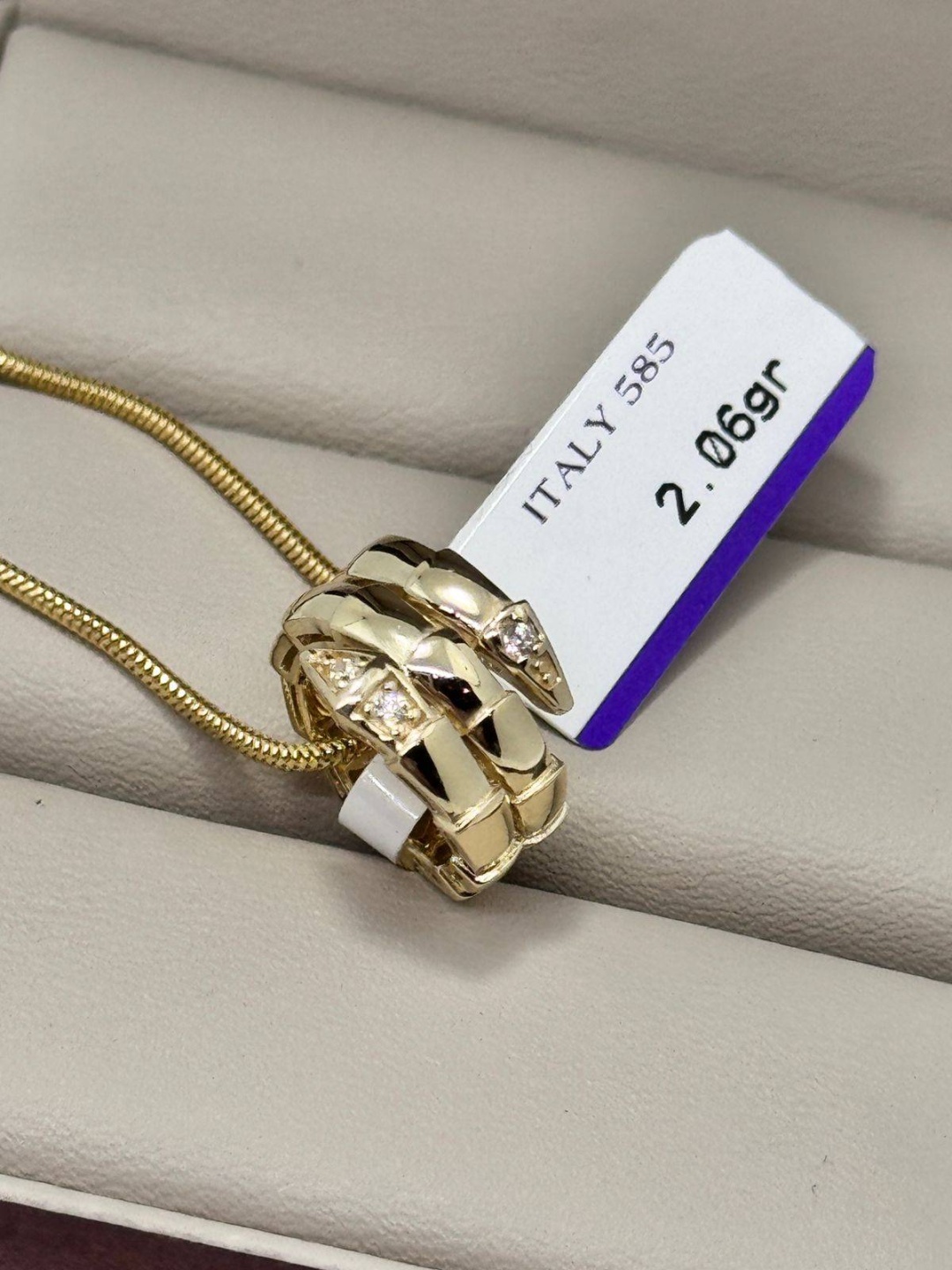 Подвеска DARI GOLD 9766 вес 2.06 г золото, фианит