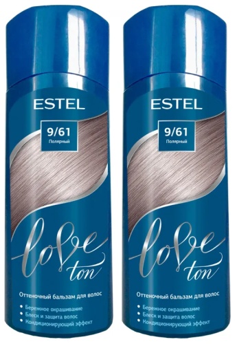 ESTEL PROFESSIONAL бальзам оттеночный Love Ton 9/61 полярный 2 шт по 150 мл