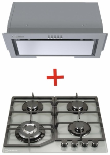 Dessus DCG-64004G + DH-609S серый, серебристый