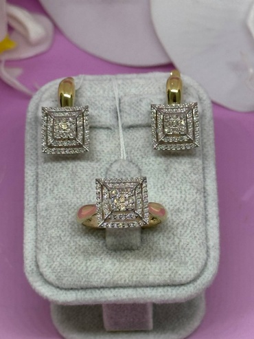 SAR JEWELRY Gahav_V_8_006_7319_18 вес 6.71 г золото, бриллиант