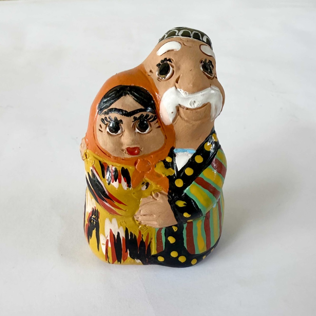 Keramika_kz перечница Муж и жена, глина, красная глина